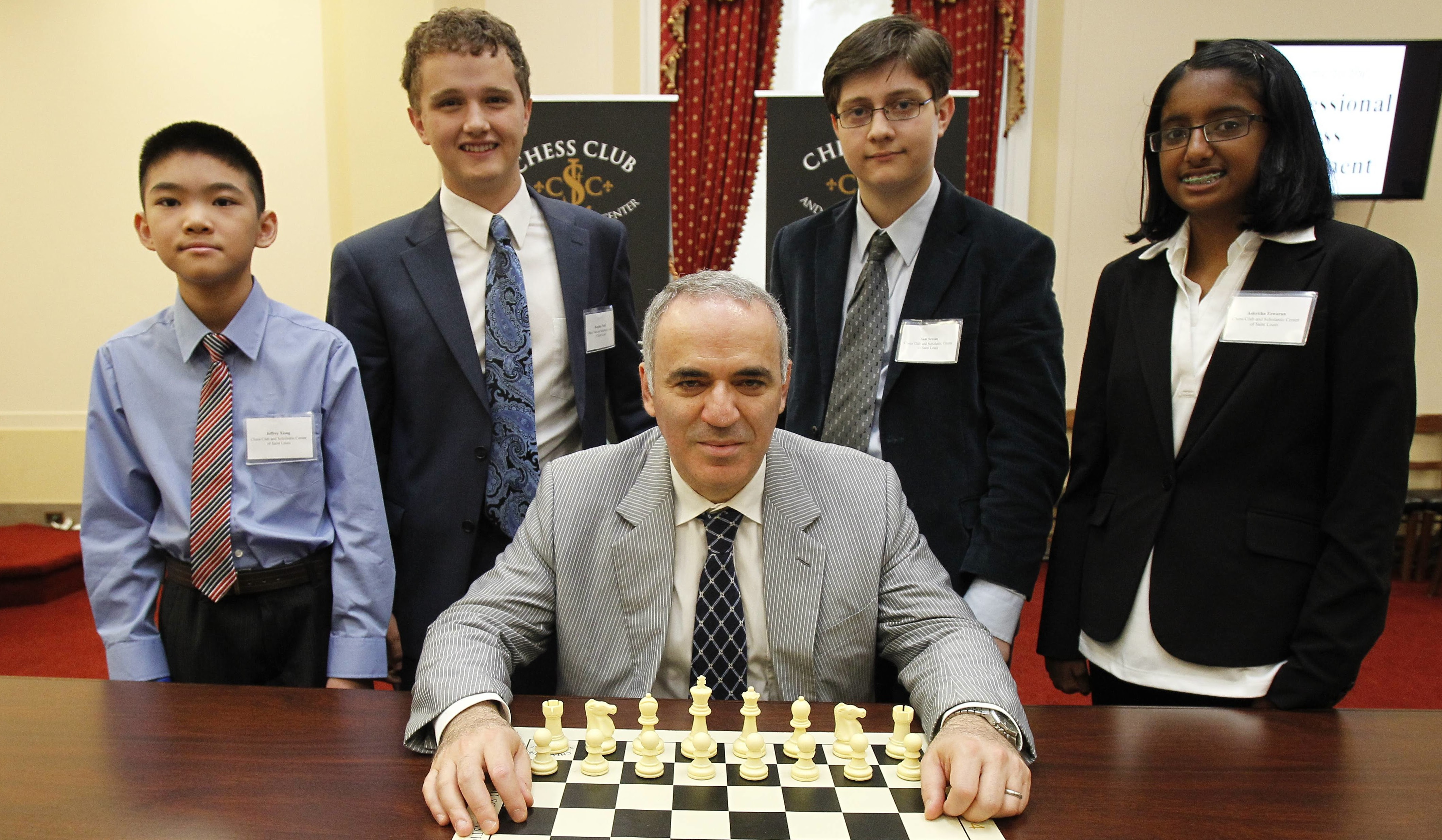 The first-ever Congressional Chess Match at the Rayburn House Office Building on Wednesday, June 18, 2014 in Washington, DC. (Photo by Paul Morigi/Invision for Invision for Saint Louis Chess Club/AP Images)